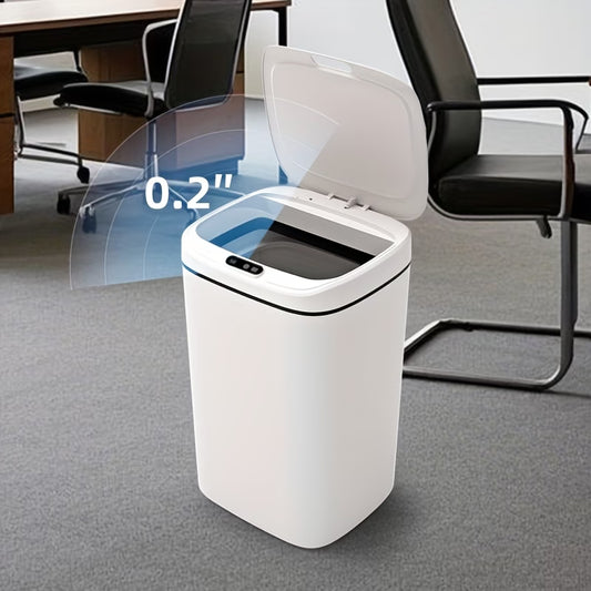 Hands-Free Smart Trash Can with Motion, Sealing Lid & Odor-Blocking Technology, Touchless Operation for /Office//Bathroom, Trash Bin (Easy Clean, Durable Design)