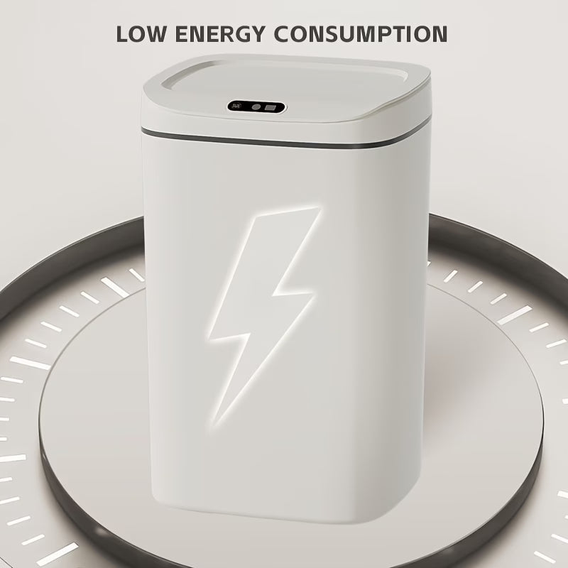 Hands-Free Smart Trash Can with Motion, Sealing Lid & Odor-Blocking Technology, Touchless Operation for /Office//Bathroom, Trash Bin (Easy Clean, Durable Design)