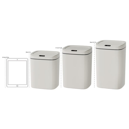 Hands-Free Smart Trash Can with Motion, Sealing Lid & Odor-Blocking Technology, Touchless Operation for /Office//Bathroom, Trash Bin (Easy Clean, Durable Design)