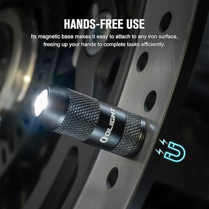 OLIGHT IMINI 2 EDC Rechargeable Keychain Flashlight, 50 Lumens Compact and Portable Mini Light, Tiny LED Keyring Lights with Built-in Battery Ideal for Everyday Carry and Emergencies