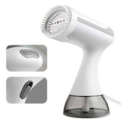 1200W Handheld Hanging Ironing Machine with 20s Fast Heating, Equipped with A Cleaning Brush And A 10.14oz Large Capacity Water Tank. Home Steam Ironing Machine Is A Must-have Tool for Wrinkle Removal During Travel And Clothing Care for Business