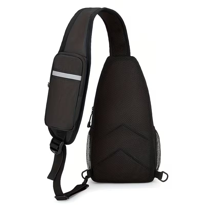 1pc a Crossbody Sling Bag Suitable for Both Men And Women, Featuring an Adjustable Shoulder Strap. This Shoulder Backpack Can Be Used As a Chest Bag, Perfect for Travel, Hiking, And As a Daypack, Making It an Ideal Christmas Gift