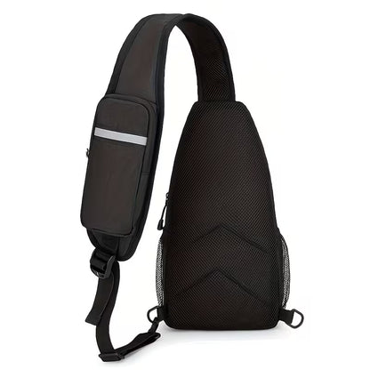 1pc a Crossbody Sling Bag Suitable for Both Men And Women, Featuring an Adjustable Shoulder Strap. This Shoulder Backpack Can Be Used As a Chest Bag, Perfect for Travel, Hiking, And As a Daypack, Making It an Ideal Christmas Gift