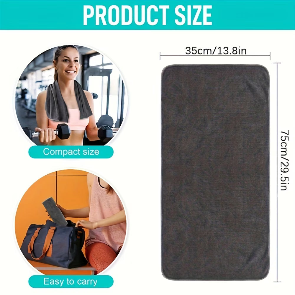 4pcs, Microfiber Gym Towels, Sports Fitness Workout Sweat Towel, Super Soft And Absorbent Towels