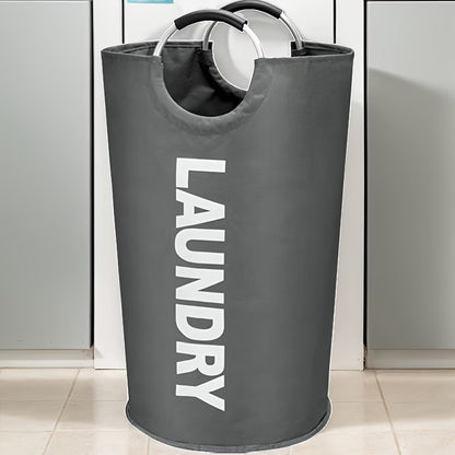 Large Laundry Basket With Foldable Laundry Bag, Independent High Hanger, Foldable Laundry Box, Waterproof Laundry Basket, Of High Quality. The Handle Ring Adopts A Half Ring Design And The Connection Is More Secure And Wear-resistant.