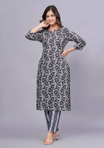 Cotton Kurti Pant Set