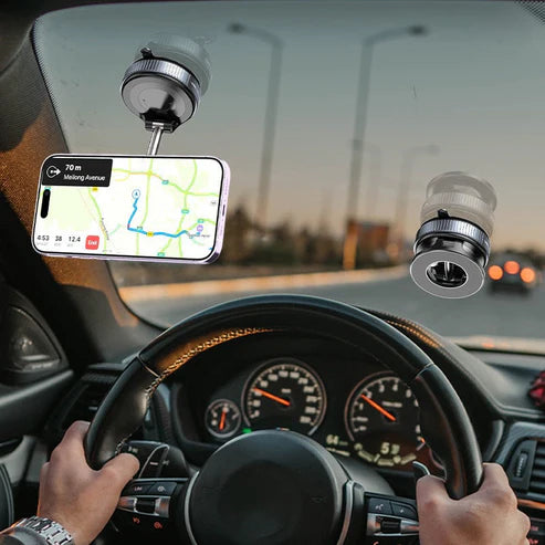 Foldable Magnetic Car Phone Holder – Portable & Adjustable Mount