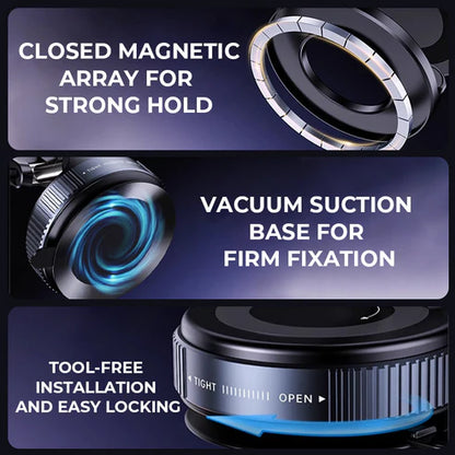 Foldable Magnetic Car Phone Holder – Portable & Adjustable Mount